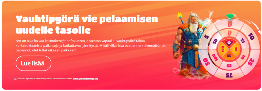 Vauhti Casino bonus